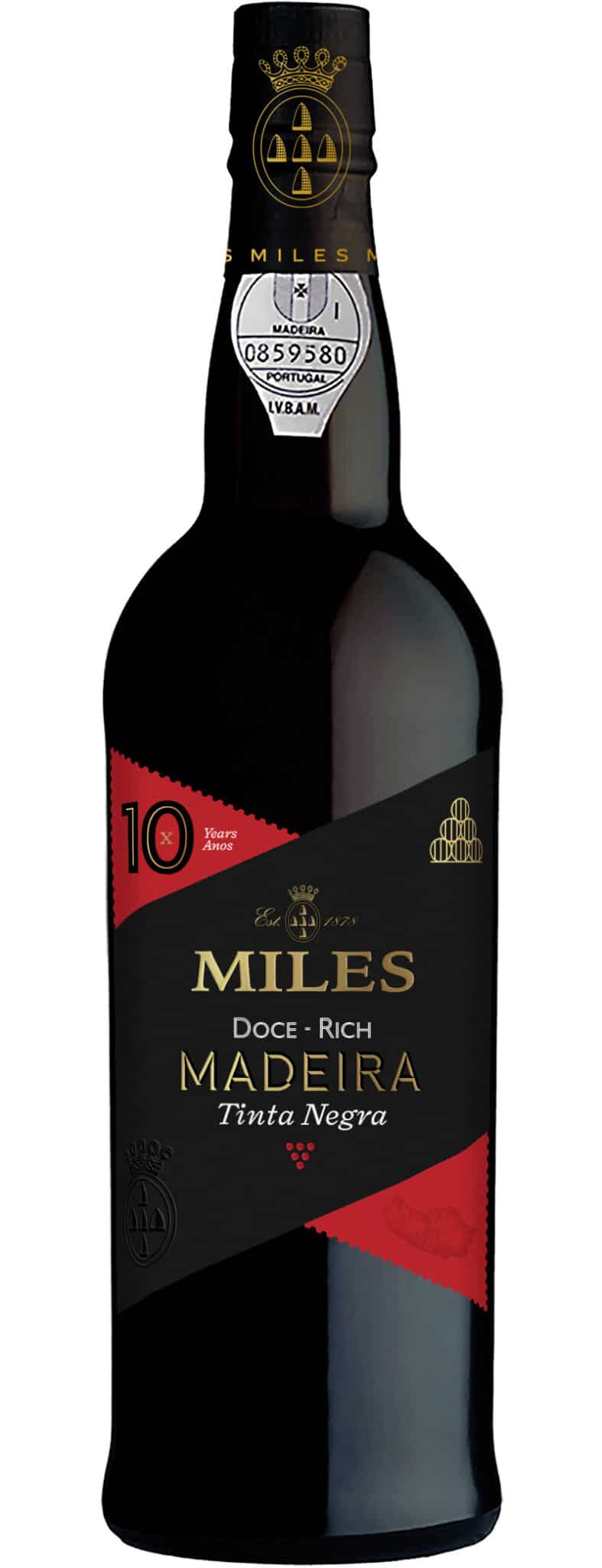 Madeira Wine Company, Miles Tinta Negra, 10 Years Old Rich Madeira