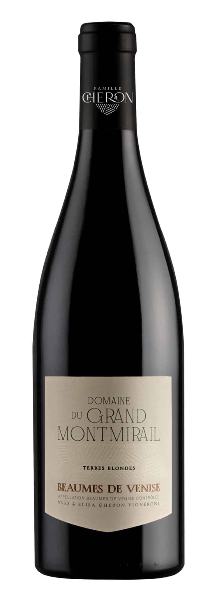 Famille Chéron, Beaumes de Venise Rouge ”Terres Blondes”, Domaine du Grand Montmirail 2023